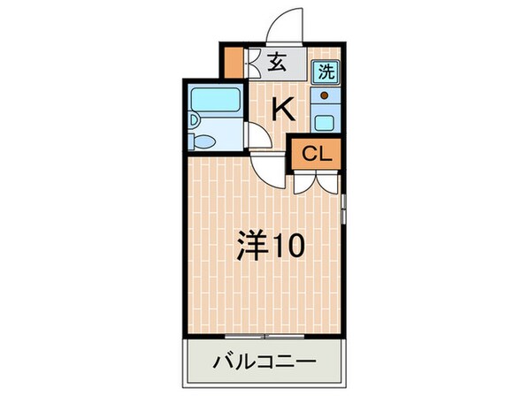 スカイコートの物件間取画像